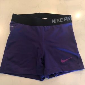 Purple Nike Pros NEVER WORN